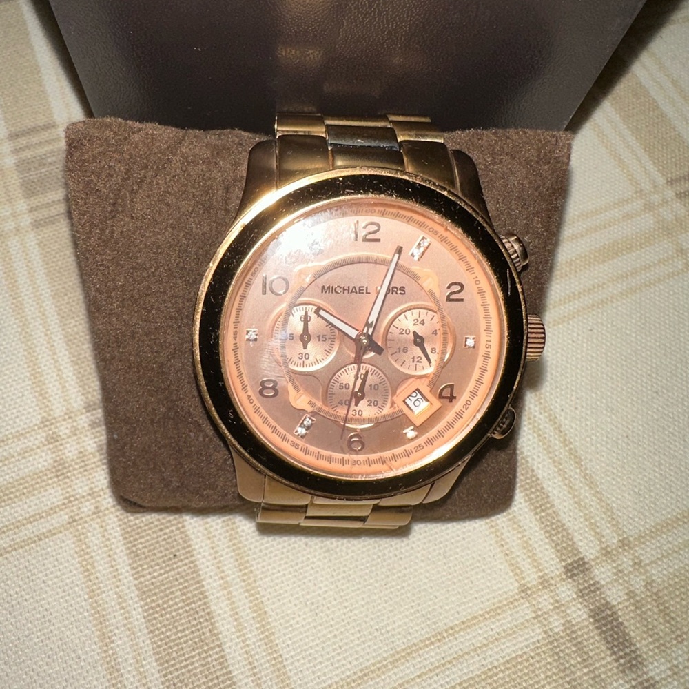 Michael Kors oversized big face watch.